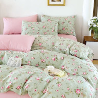 Євро постільна білизна ™Кіт Муркіт, сатин King Size 45365-3 Традиційний прованс