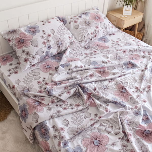 Євро постільна білизна ™Кіт Муркіт, сатин King Size 45229-3 Маргарита