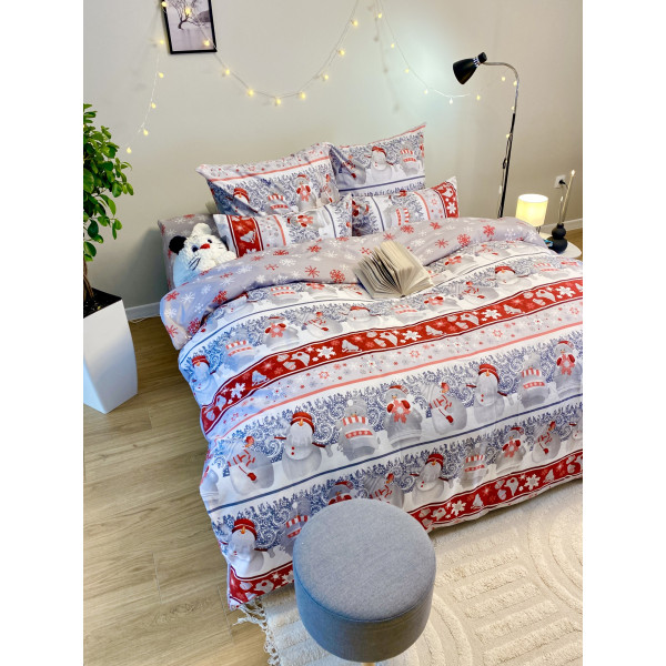 Євро постільна білизна ™Кіт Муркіт, бязь VD-8100-Хурделиця-3