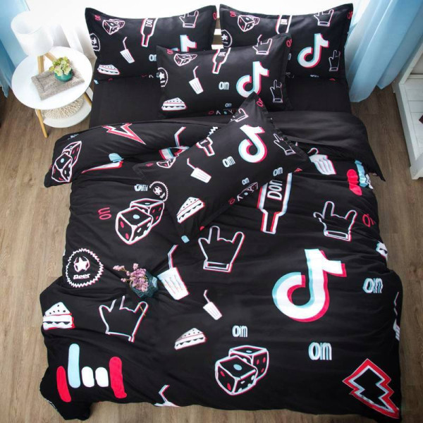 Півтораспальна постільна білизна ™Кіт Муркіт, бязь VD-Тікток-1