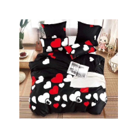 Євро постільна білизна ™Кіт Муркіт, бязь VD-СЕРЦЕБИТТЯ-3