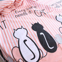 Двоспальна постільна білизна ™Кіт Муркіт, бязь 514802-2 Рожева пантера