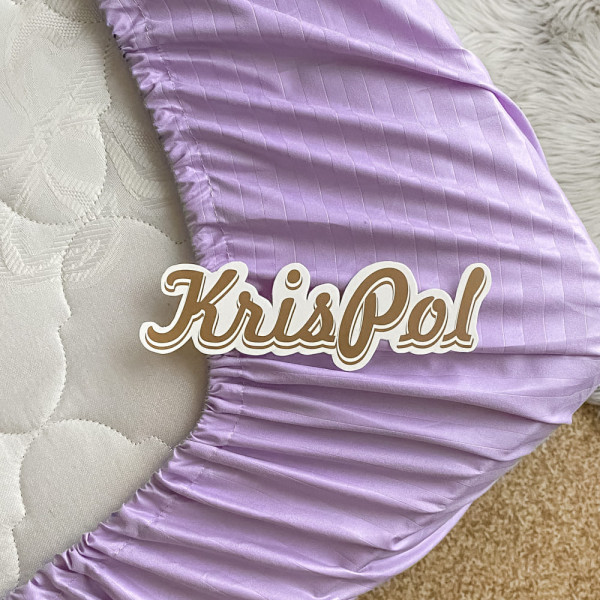 Півтораспальне простирадло на резинці ™Кіт Муркіт, мікрострайп (99019-140