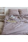 Двоспальна постільна білизна ™Кіт Муркіт, варена бавовна 8732-2 Рожевий шоколад